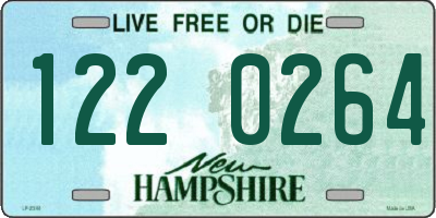 NH license plate 1220264