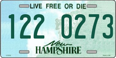 NH license plate 1220273
