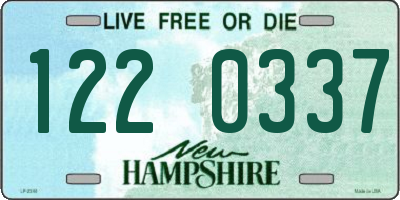 NH license plate 1220337