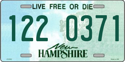 NH license plate 1220371