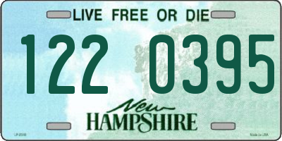 NH license plate 1220395