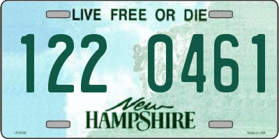NH license plate 1220461