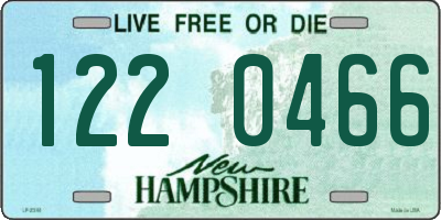 NH license plate 1220466