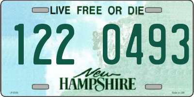 NH license plate 1220493