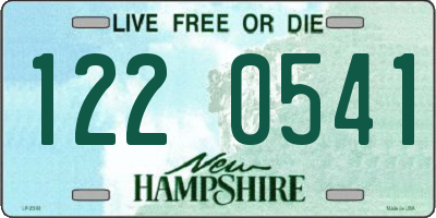 NH license plate 1220541