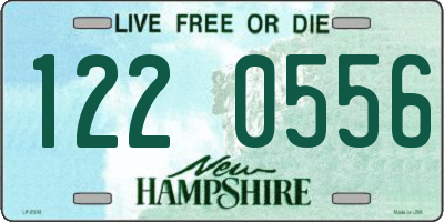 NH license plate 1220556
