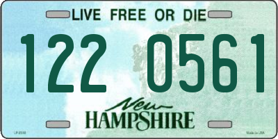 NH license plate 1220561