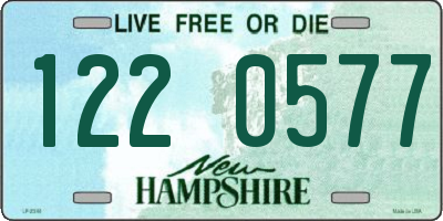 NH license plate 1220577