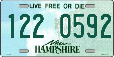 NH license plate 1220592