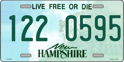 NH license plate 1220595