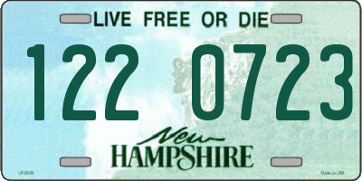 NH license plate 1220723