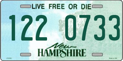 NH license plate 1220733