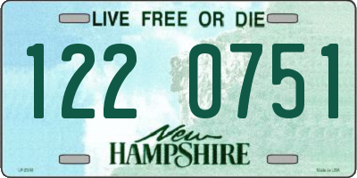 NH license plate 1220751