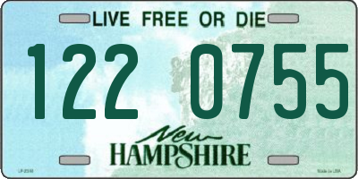 NH license plate 1220755
