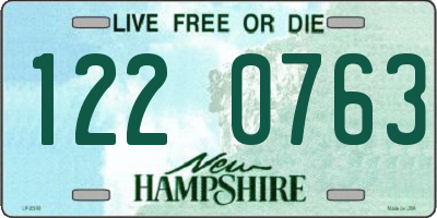 NH license plate 1220763