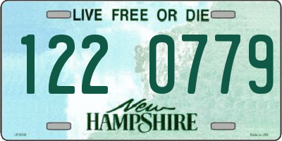 NH license plate 1220779