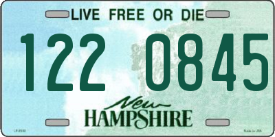 NH license plate 1220845