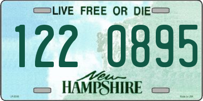 NH license plate 1220895