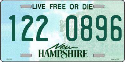 NH license plate 1220896