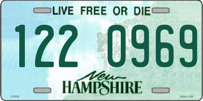 NH license plate 1220969