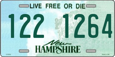 NH license plate 1221264