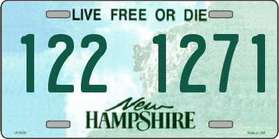 NH license plate 1221271