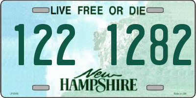 NH license plate 1221282