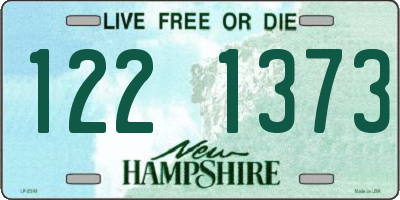 NH license plate 1221373