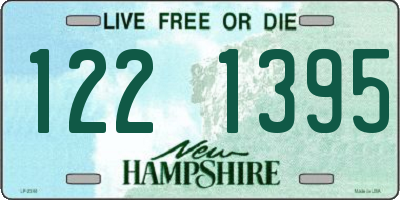 NH license plate 1221395
