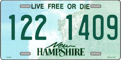 NH license plate 1221409