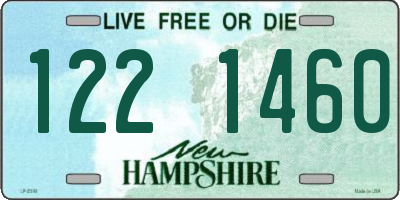 NH license plate 1221460