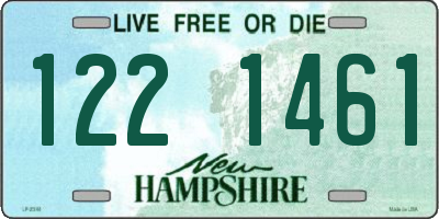 NH license plate 1221461