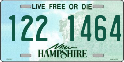 NH license plate 1221464