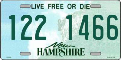 NH license plate 1221466