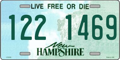 NH license plate 1221469