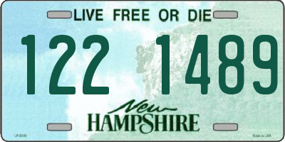 NH license plate 1221489