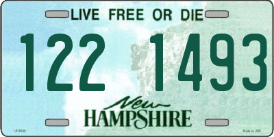 NH license plate 1221493