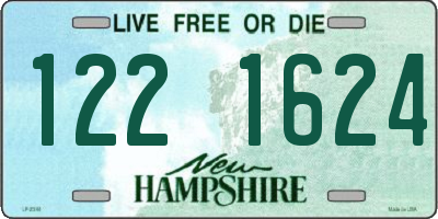 NH license plate 1221624