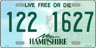 NH license plate 1221627