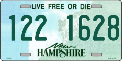 NH license plate 1221628