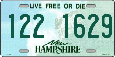 NH license plate 1221629