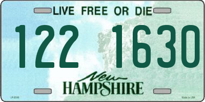 NH license plate 1221630