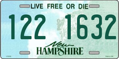NH license plate 1221632