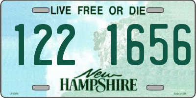 NH license plate 1221656