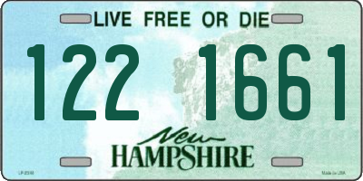NH license plate 1221661