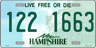 NH license plate 1221663