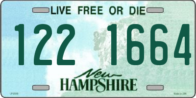 NH license plate 1221664