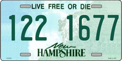 NH license plate 1221677