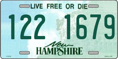 NH license plate 1221679