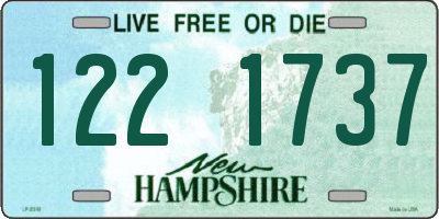 NH license plate 1221737